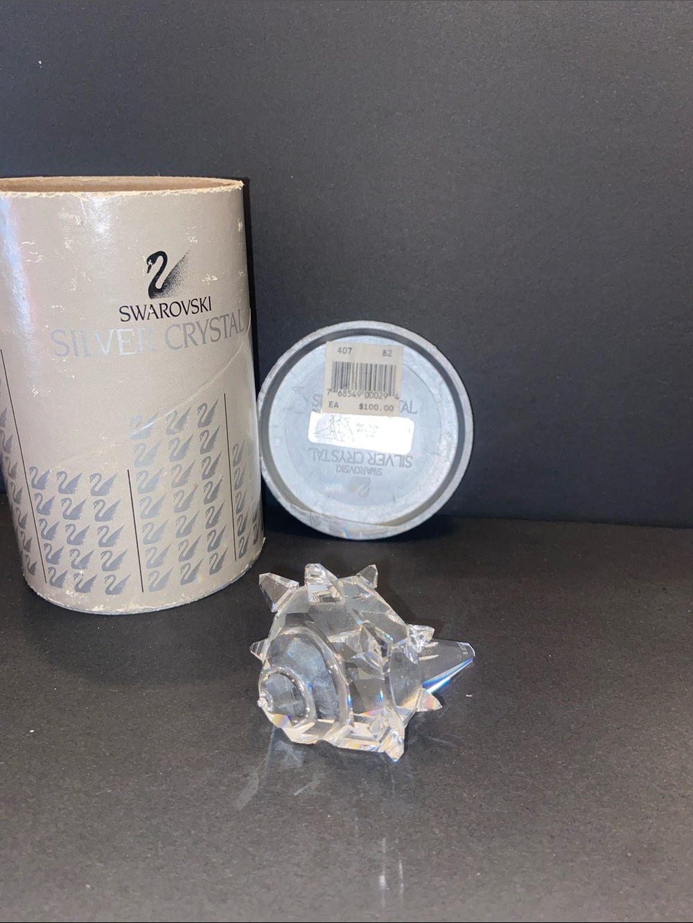 Swarovski Clear Crystal shell Accent